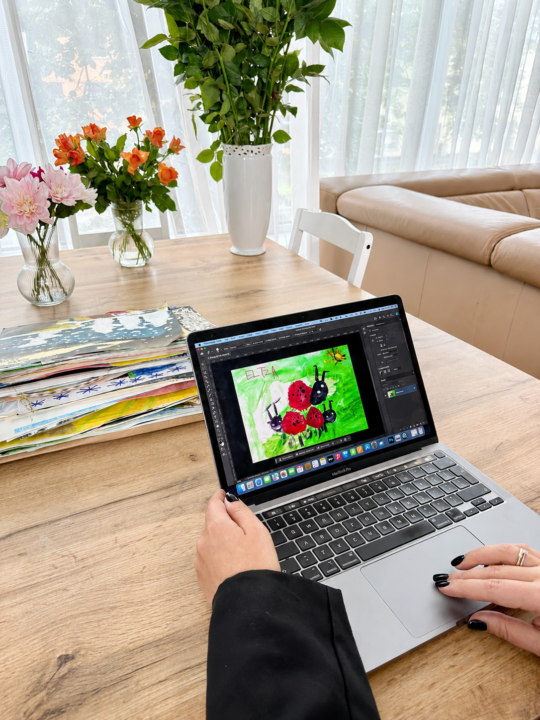 Personalizētas bērna zīmējumu grāmatas paraugs 3